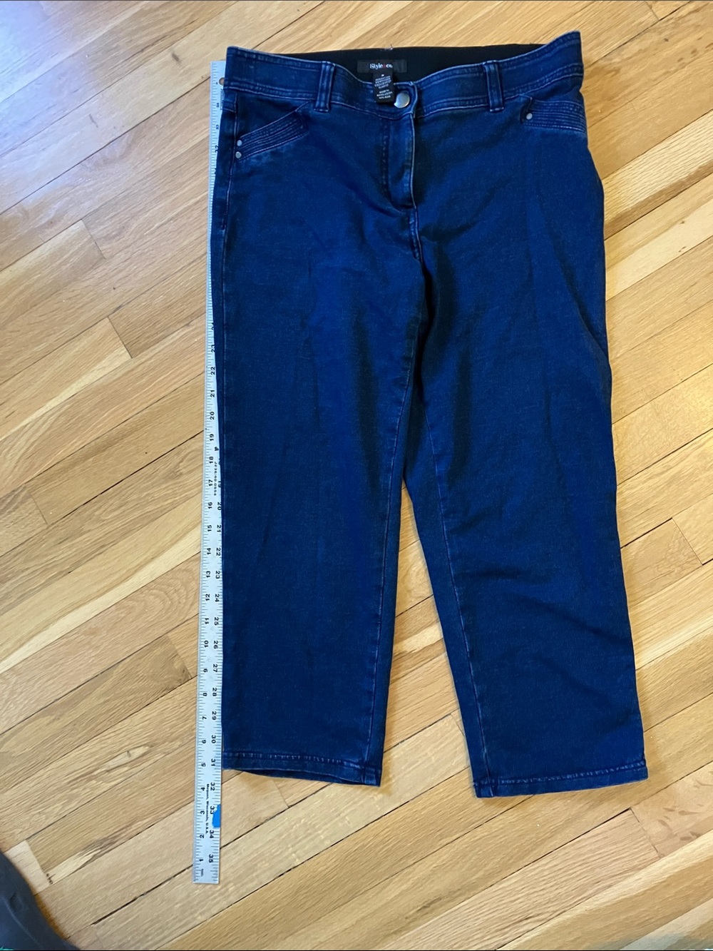 Style & Co. Indigo Blue Denim Capris